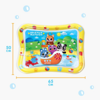 Акваковрик надувной развивающий водный коврик &laquo;Весёлые малыши&raquo;, 65x50 см, Крошка Я