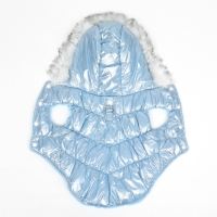 Куртка для собак "Легкость", размер M (ДС 30, ОГ 40, ОШ 30 см, до 8 кг), голубая Куртка для собак "Легкость", размер M (ДС 30, ОГ 40, ОШ 30 см, до 8 кг), голубая