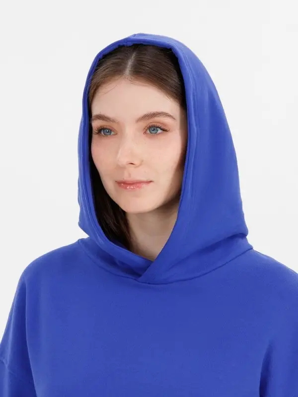 Худи оверсайз унисекс Outshine, ярко-синее, размер XS/S