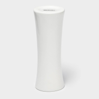 Ваза для цветов фарфоровая Magistro &laquo;Бланш&raquo;, 7,7&times;18,5 см, цвет белый