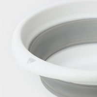 Таз складной &laquo;Флекс&raquo;, 5.5 л, 32.5&times;33&times;4,.5 см, цвет смоки