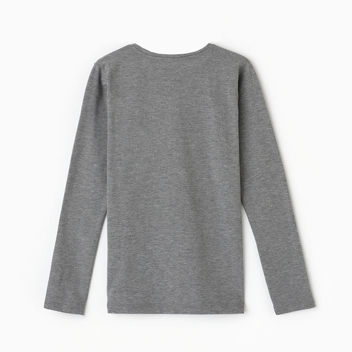 Лонгслив для девочки, цвет тёмно-серый, рост 164 см