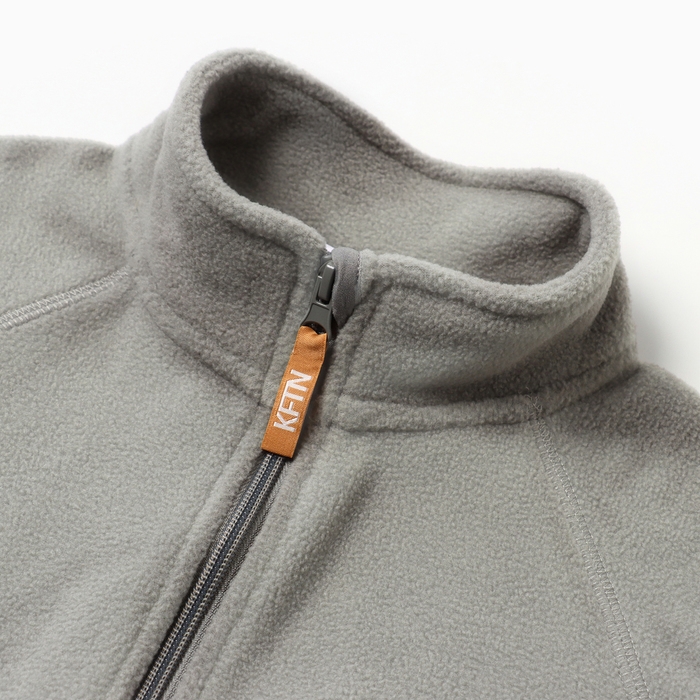 Детская кофта на молнии KAFTAN, цв. серый, р 34 (122-128)