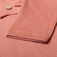 Комплект для девочки (лонгслив/брюки), цвет пудра, рост 74 см