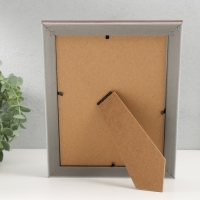 Фоторамка пластик 15х20 см "Золотые волны и точки" темное дерево 18,5х23,5 см Фоторамка пластик 15х20 см "Золотые волны и точки" темное дерево 18,5х23,5 см