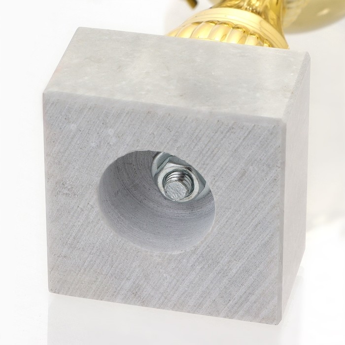 Кубок 124D, наградная фигура, золото, подставка камень, 22 &times; 9 &times; 5 см.
