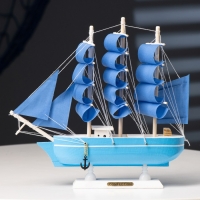 Корабль сувенирный средний "Лазурь" 24*5*23см Корабль сувенирный средний "Лазурь" 24*5*23см