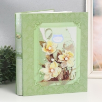 Фотоальбом на 400 фото 10х15 см "Букет и растительные узоры" в коробке МИКС 5,7х27,3х33 см