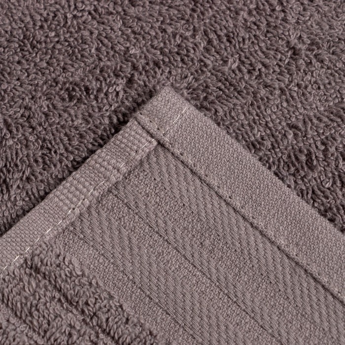 Полотенце махровое Love Life &laquo;Идеал&raquo; 30х50 см, серый, 100% хл, 450 гр/м2