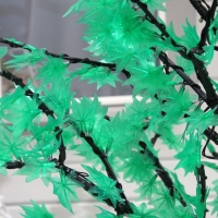 Светодиодное дерево «Зелёный клён» 1.5 м, 600 LED, постоянное свечение, 220 В, свечение белое Светодиодное дерево «Зелёный клён» 1.5 м, 600 LED, постоянное свечение, 220 В, свечение белое