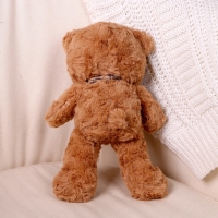 Мягкая игрушка &laquo;Медвежонок&raquo; с клетчатым бантиком, 30 см, цвет коричневый