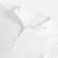 Свитшот на молнии из бифлекса Morfiss, белый, размер XS/S