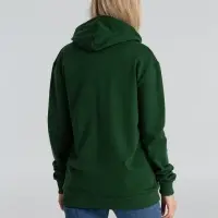 Толстовка с капюшоном на молнии Unit Siverga Heavy, темно-зеленая, размер S
