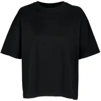 Футболка оверсайз женская Boxy Women, черная, размер L