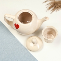 Чайник "Элегант" 1,2л / 14х16,5см, валентинка Чайник "Элегант" 1,2л / 14х16,5см, валентинка