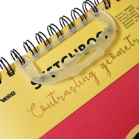 Скетчбук 18х25см для пастели, 30 листов "Геометрия", жесткая обложка, плотность 130 гр, МИКС Скетчбук 18х25см для пастели, 30 листов "Геометрия", жесткая обложка, плотность 130 гр, МИКС