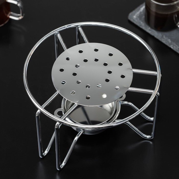 Подставка для чайника со свечкой Доляна &laquo;Романтика&raquo;, 15,5&times;15,5&times;10 см