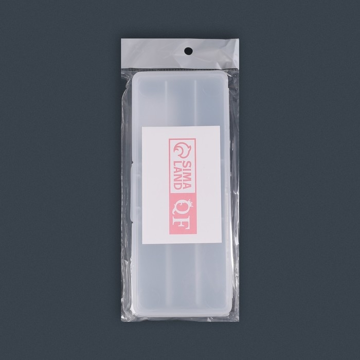 Органайзер для хранения маникюрных/косметических принадлежностей, с вложением, 19 × 7,5 см, цвет белый Органайзер для хранения маникюрных/косметических принадлежностей, с вложением, 19 × 7,5 см, цвет белый