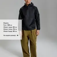 Куртка унисекс Nordvind WR, черная, размер XL