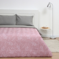 Покрывало евро Экономь и Я "Листики" 200х205±5см, полиэстер, 190гр/м2 Покрывало евро Экономь и Я "Листики" 200х205±5см, полиэстер, 190гр/м2