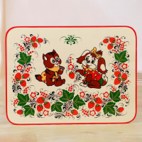 Стол &laquo;Хохлома&raquo;, холодная роспись, люкс