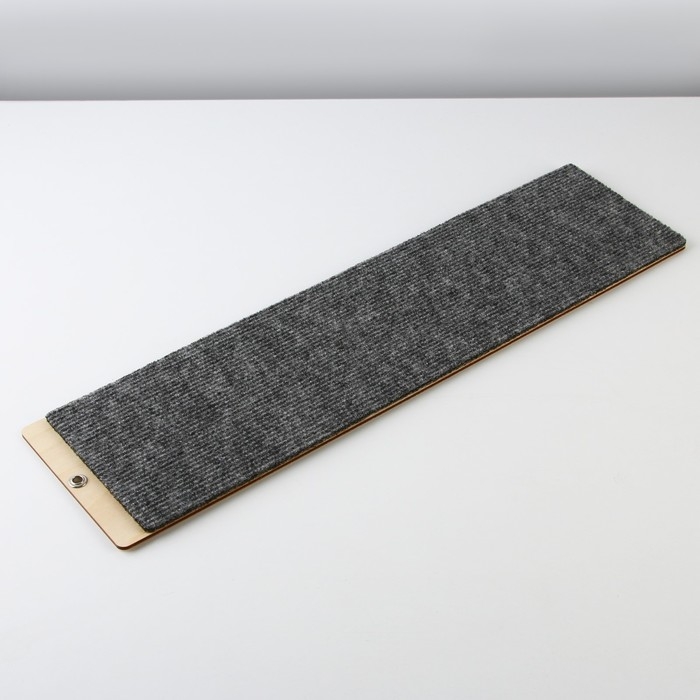 Когтеточка настенная одинарная, 50 х 13 см, серая Когтеточка настенная одинарная, 50 х 13 см, серая