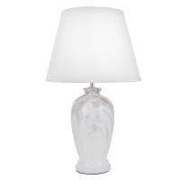 Лампа настольная "Ильмрамор" 1хЕ27 40Вт бежевый 25х25х42 см RISALUX Лампа настольная "Ильмрамор" 1хЕ27 40Вт бежевый 25х25х42 см RISALUX