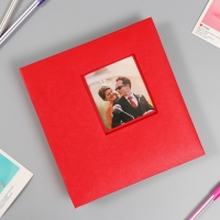 Фотоальбом на 200 фото 10х15 см "Алый" кожзам 4х22х22,7 см Фотоальбом на 200 фото 10х15 см "Алый" кожзам 4х22х22,7 см