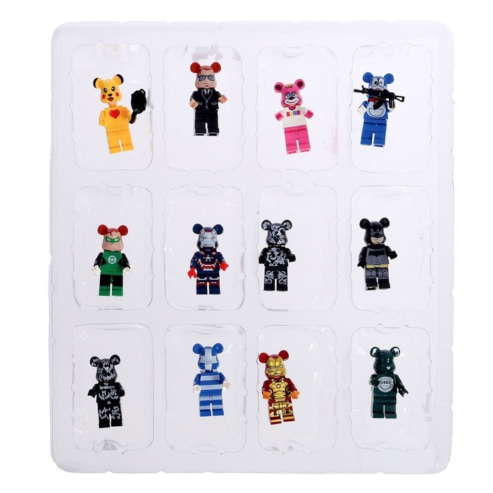Конструктор Адвент-календарь на 12 дней &laquo;Минифигуры. Мишки&raquo;