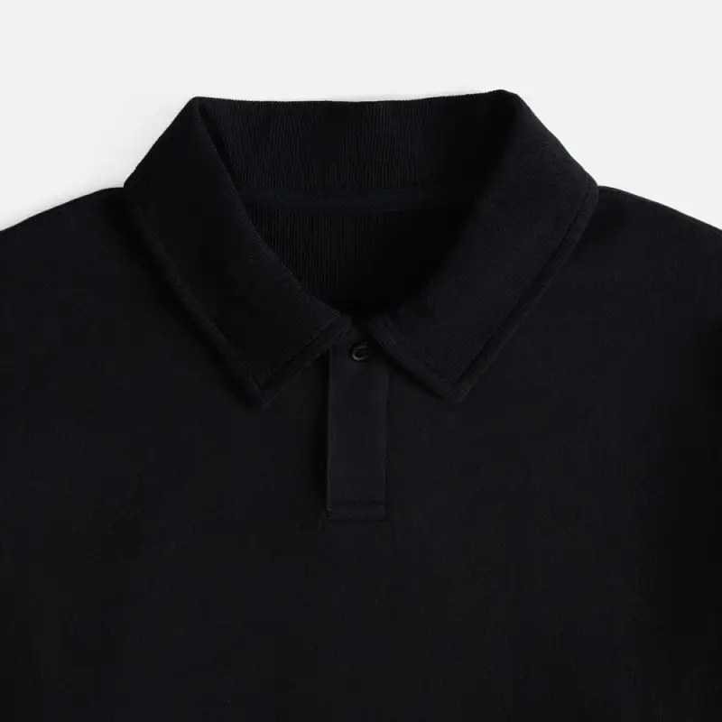 Рубашка поло унисекс Tiimi, черная, размер XS/S