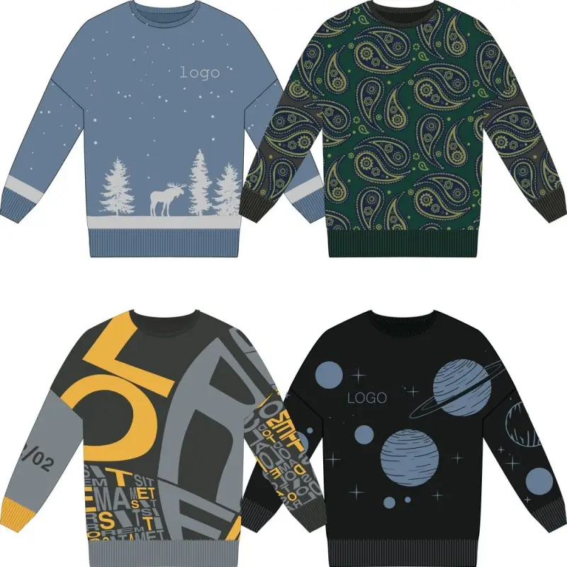 Свитер оверсайз на заказ Tricksy Net, полушерсть, размер S/M