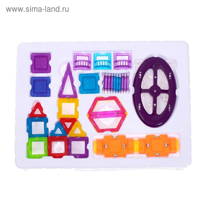 Конструктор магнитный &laquo;Мини магический магнит&raquo;, 76 деталей