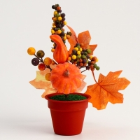 Декоративная композиция &laquo;Осенние настроение&raquo;, 10&times;16&times;20 см, МИКС