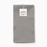 Набор кух.полотенец "Доляна" микс 35х60см-3шт., 100% хл, вафля, 220 гр/м2