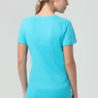 Футболка женская Miss 150, бирюзовая, размер L