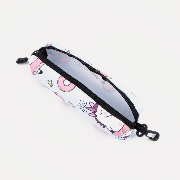 Рюкзак школьный из текстиля на молнии, наружный карман, пенал, цвет голубой Рюкзак школьный из текстиля на молнии, наружный карман, пенал, цвет голубой