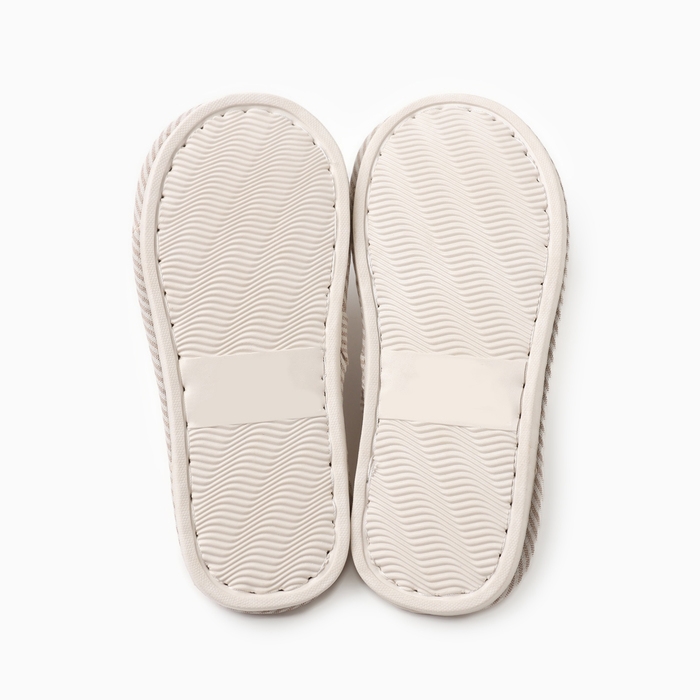 Тапочки женские, размер 40-41, цвет бежевый Тапочки женские, размер 40-41, цвет бежевый