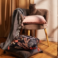 Наволочка декоративная с кисточками Этель &laquo;Флора&raquo;, 43х43 см