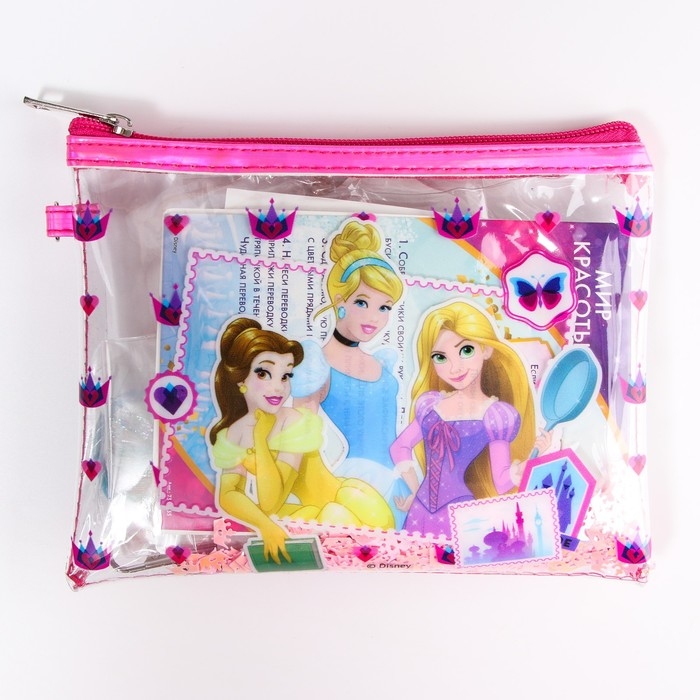 Набор для творчества &laquo;Набор красоты для творчества. Принцессы&raquo;, с прядями, тату, стразами, в сумочке