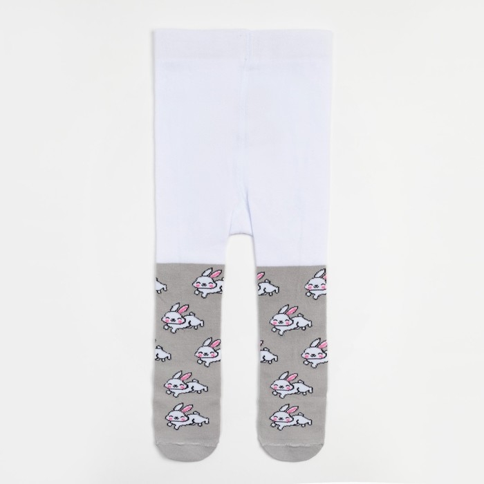 Колготки Крошка Я Колготки Крошка Я "Зайка", серый, рост 74-80 см