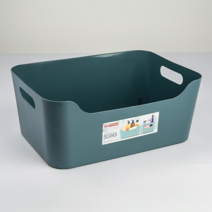 Корзина для хранения Scandi, 10 л, 34&times;24&times;14 см, цвет МИКС