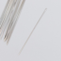 Иглы для бисера металл в пластиковой коробке набор 25 шт Ø 0,46 мм Иглы для бисера металл в пластиковой коробке набор 25 шт Ø 0,46 мм