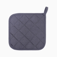 Новый год. Прихватка Доляна "Снежная зима" 17х17 см, 35% хл, 65% пэ, ватин 250 г/м2