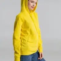 Толстовка с капюшоном Slam 320, лимонно-желтая, размер M