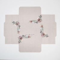 Коробка подарочная новогодняя складная &laquo;Новогодняя акварель&raquo;, 30 х 20 х 9 см, Новый год