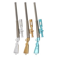 Ручка гелевая-прикол, Calligrata "Винтовка", микс