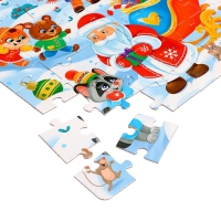 Набор пазлов с игрушкой 3 в 1 &laquo;Праздник у оленят&raquo;