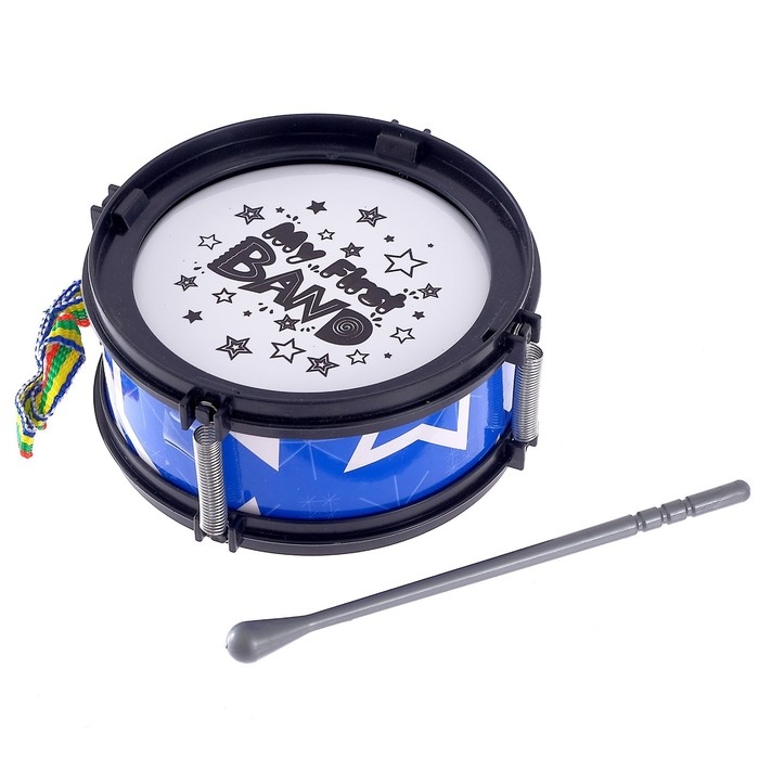 Игрушечный барабан «Звезда», детский, МИКС Игрушечный барабан «Звезда», детский, МИКС