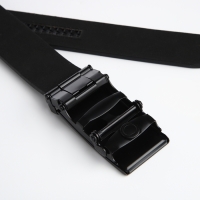 Ремень мужской &laquo;Великан&raquo;, ширина 4 см, автомат, пряжка металл, цвет чёрный