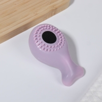 Щётка для умывания &laquo;Кит&raquo;, силиконовая и поролоновая, 9,8 см, цвет МИКС